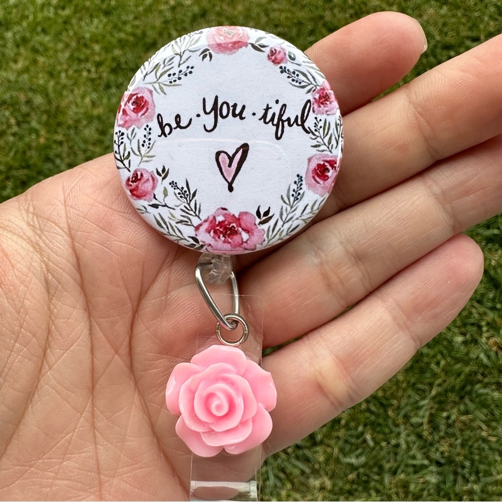 Badge Reel- Be You Tiful Retractable Badge Holder